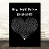 Simple Minds New Gold Dream (81-82-83-84) Black Heart Decorative Gift Song Lyric Print