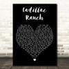 Bruce Springsteen Cadillac Ranch Black Heart Decorative Wall Art Gift Song Lyric Print