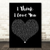 Tenacious D I Think I Love You Black Heart Decorative Wall Art Gift Song Lyric Print