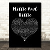 Alice Cooper Millie And Billie Black Heart Decorative Wall Art Gift Song Lyric Print