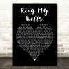 Enrique Iglesias Ring My Bells Black Heart Decorative Wall Art Gift Song Lyric Print