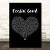 Christina Grimmie Feelin' Good Black Heart Decorative Wall Art Gift Song Lyric Print