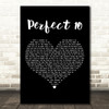 The Beautiful South Perfect 10 Black Heart Decorative Wall Art Gift Song Lyric Print