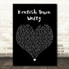 Imelda May Kentish Town Waltz Black Heart Decorative Wall Art Gift Song Lyric Print