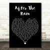 Shirley Bassey After The Rain Black Heart Decorative Wall Art Gift Song Lyric Print