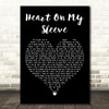 Olly Murs Heart On My Sleeve Black Heart Decorative Wall Art Gift Song Lyric Print