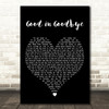 Madison Beer Good in Goodbye Black Heart Decorative Wall Art Gift Song Lyric Print