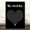 Jimmy Eat World The Middle Black Heart Decorative Wall Art Gift Song Lyric Print