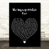 U2 The Unforgettable Fire Black Heart Decorative Wall Art Gift Song Lyric Print
