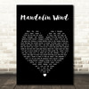 Rod Stewart Mandolin Wind Black Heart Decorative Wall Art Gift Song Lyric Print