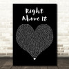 Lil Wayne Right Above It Black Heart Decorative Wall Art Gift Song Lyric Print