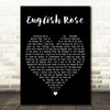 Ed Sheeran English Rose Black Heart Decorative Wall Art Gift Song Lyric Print