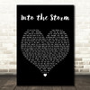 BANNERS Into the Storm Black Heart Decorative Wall Art Gift Song Lyric Print