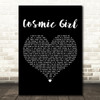 Jamiroquai Cosmic Girl Black Heart Decorative Wall Art Gift Song Lyric Print