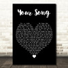 Janet Devlin Your Song Black Heart Decorative Wall Art Gift Song Lyric Print