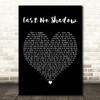 Oasis Cast No Shadow Black Heart Decorative Wall Art Gift Song Lyric Print