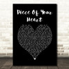 Mayday Parade Piece Of Your Heart Black Heart Song Lyric Wall Art Print