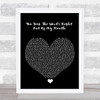 Meat Loaf You Took The Words Right Out Of My Mouth Black Heart Song Lyric Wall Art Print