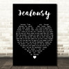 Billy Fury Jealousy Black Heart Decorative Wall Art Gift Song Lyric Print