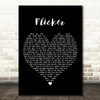 Niall Horan Flicker Black Heart Decorative Wall Art Gift Song Lyric Print