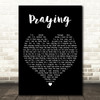 Tom Grennan Praying Black Heart Decorative Wall Art Gift Song Lyric Print