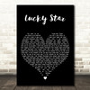 Madonna Lucky Star Black Heart Decorative Wall Art Gift Song Lyric Print