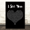 Parmalee I See You Black Heart Decorative Wall Art Gift Song Lyric Print