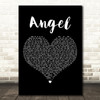 The Weeknd Angel Black Heart Decorative Wall Art Gift Song Lyric Print