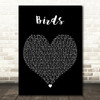 Kate Nash Birds Black Heart Decorative Wall Art Gift Song Lyric Print