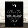 The Sundays Cry Black Heart Decorative Wall Art Gift Song Lyric Print