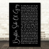 Five Finger Death Punch Brighter Side Of Grey Black Script Decorative Wall Art Gift Song Lyric Print