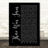 Zach Williams feat. Dolly Parton There Was Jesus Black Script Wall Art Song Lyric Print