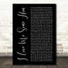 Toni Braxton I Love Me Some Him Black Script Decorative Wall Art Gift Song Lyric Print