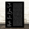Christine and the Queens People, Ive Been Sad Black Script Wall Art Song Lyric Print