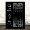 Sam Cooke That's Where It's At Black Script Decorative Wall Art Gift Song Lyric Print