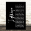 The Greatest Showman Tightrope Black Script Decorative Wall Art Gift Song Lyric Print