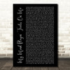 Geto Boys My Mind Playin' Tricks On Me Black Script Decorative Gift Song Lyric Print