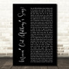Billy Joel Movin Out (Anthonys Song) Black Script Decorative Gift Song Lyric Print