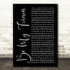 Christina Perri Be My Forever Black Script Decorative Wall Art Gift Song Lyric Print