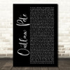 Bruce Springsteen Outlaw Pete Black Script Decorative Wall Art Gift Song Lyric Print