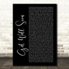 Ariana Grande get well soon Black Script Decorative Wall Art Gift Song Lyric Print