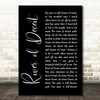 Mad Season River of Deceit Black Script Decorative Wall Art Gift Song Lyric Print