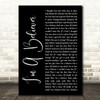 The Monkees I'm A Believer Black Script Decorative Wall Art Gift Song Lyric Print