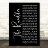 Molly Hatchet The Rambler Black Script Decorative Wall Art Gift Song Lyric Print