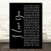Billie Eilish I Love You Black Script Decorative Wall Art Gift Song Lyric Print