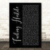 Pantera Fucking Hostile Black Script Decorative Wall Art Gift Song Lyric Print