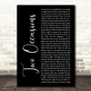 The Deele Two Occasions Black Script Decorative Wall Art Gift Song Lyric Print