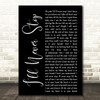 N Sync I'll Never Stop Black Script Decorative Wall Art Gift Song Lyric Print
