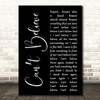 Staind Cant Believe Black Script Decorative Wall Art Gift Song Lyric Print