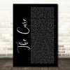 Little Mix The Cure Black Script Decorative Wall Art Gift Song Lyric Print